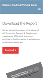 Mobile Screenshot of hivresourcetracking.org